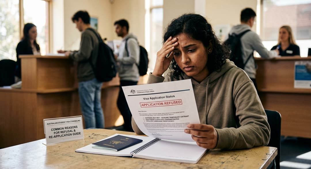 Australian Student Visa Refused? Common Reasons and How to Reapply