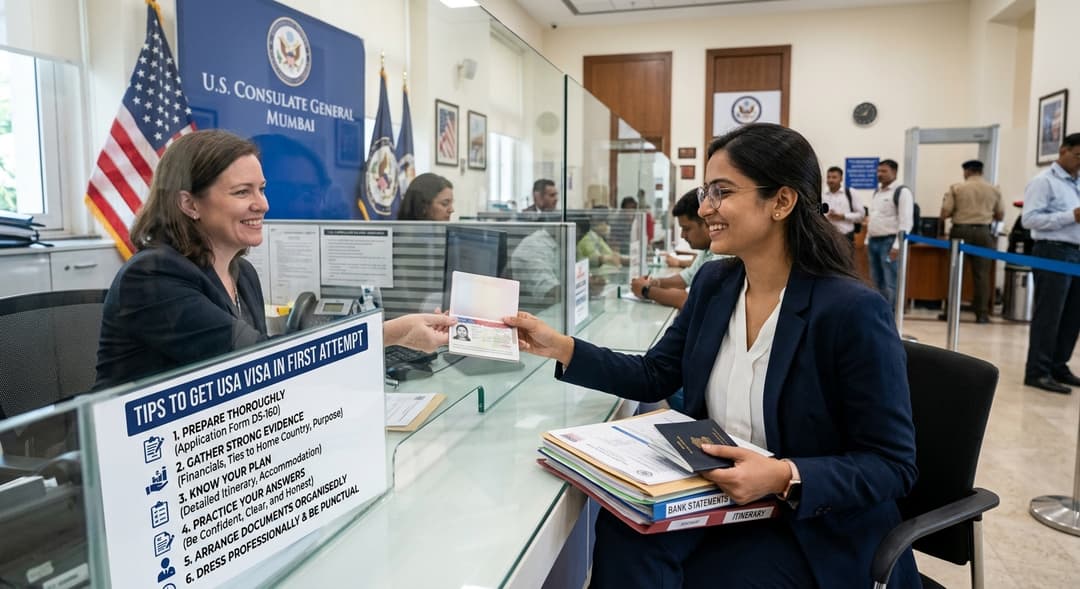 Tips to get USA visa in first attempt