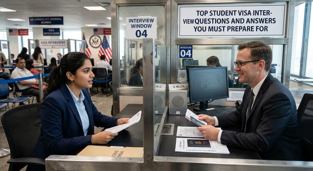 Top Student Visa Interview Questions and Answers You Must Prepare For